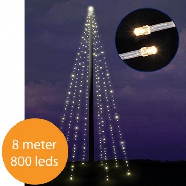 Verlichting voor vlaggenmast 8 meter