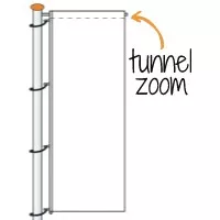 Tunnel boven plat 6 cm