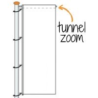 Tunnel boven plat 6 cm