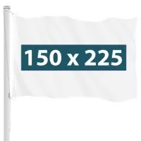 Vlag 150 x 225 cm - +€ 35,00 (+€ 42,35 Incl. BTW)