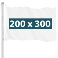 Vlag 200 x 300 cm - +€ 60,00 (+€ 72,60 Incl. BTW)