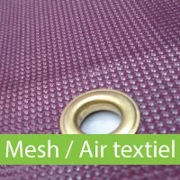 300 gr/m² PVC Meshdoek (winddoorlatend) - +€ 22,00 (+€ 26,62 Incl. BTW)