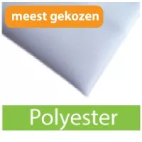 Glanspolyester (115 grams) B1 (licht & goed vouwbaar)