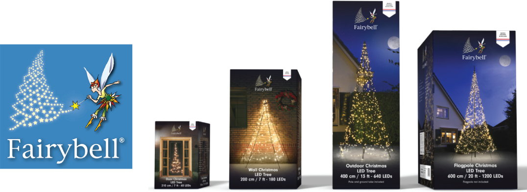 Fairybell verlichting mast kerstboom kopen bestellen